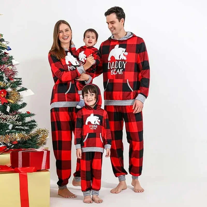 Family Time Feels Better in Pajama Village Matching PJs