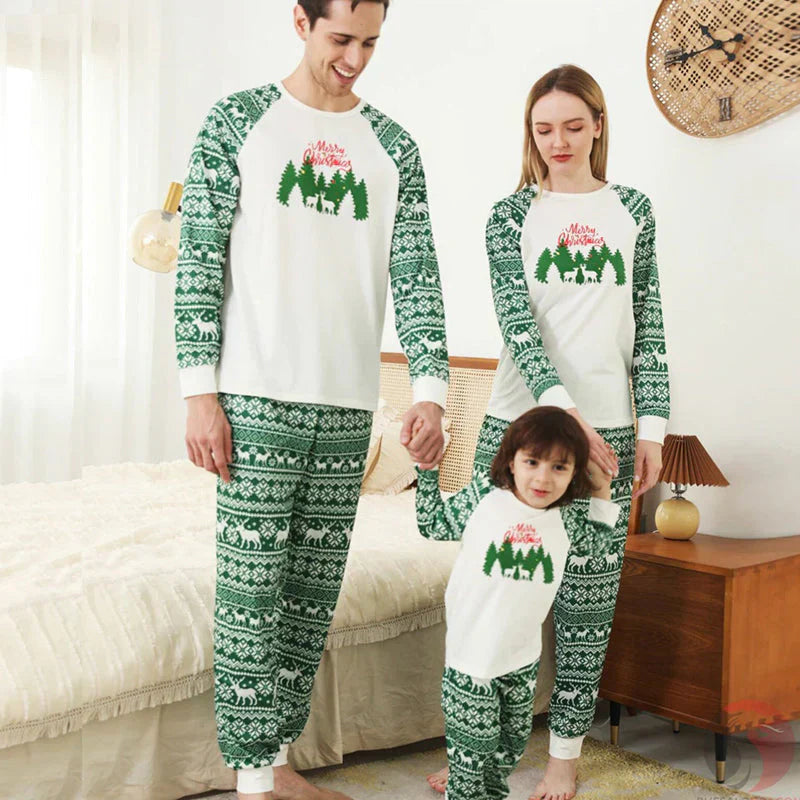 What’s the Easiest Way to a Holly Jolly Christmas? Matching Family Pajamas!