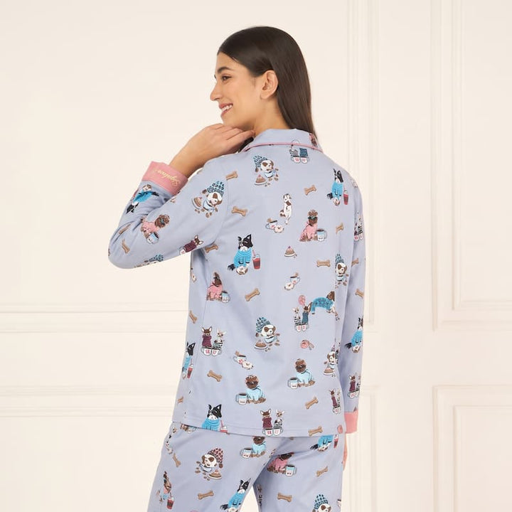 dog and treats pajamas