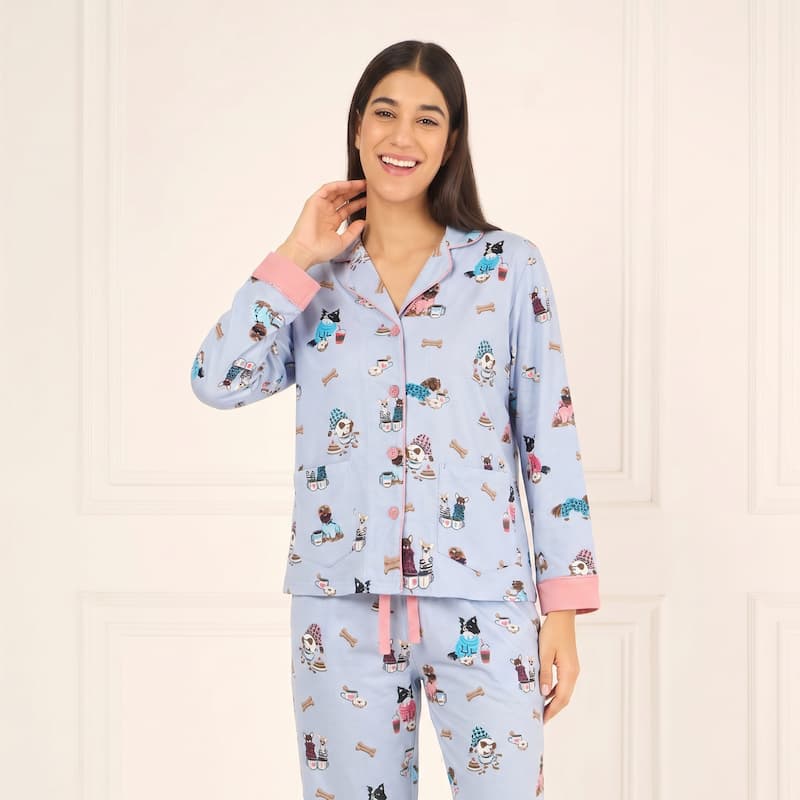 dog and treats pajamas