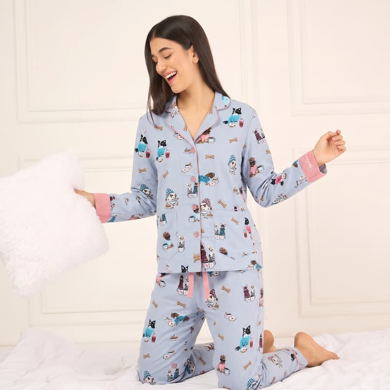 dog and treats pajamas