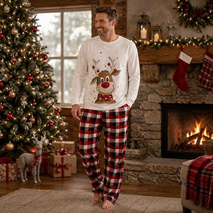 Reindeer Family Matching Christmas Pajamas