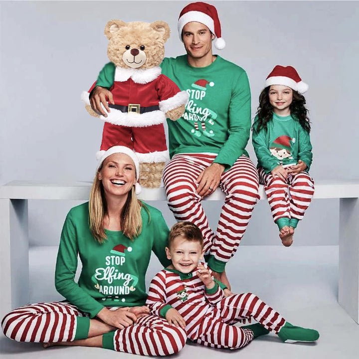 Stop Elfing Family Matching Christmas Pajamas