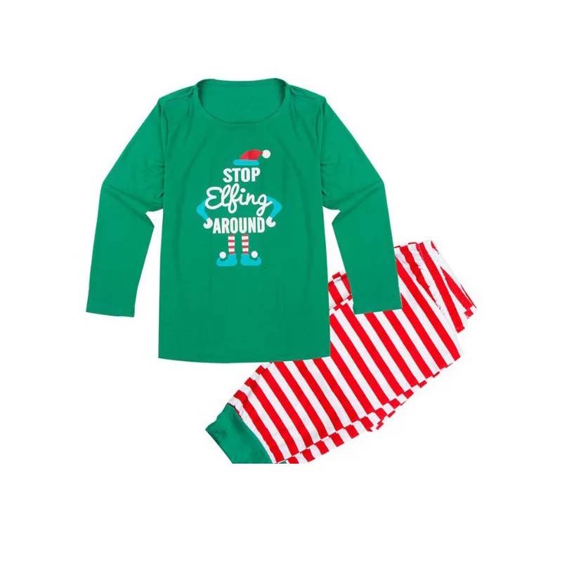 Stop Elfing Family Matching Christmas Pajamas