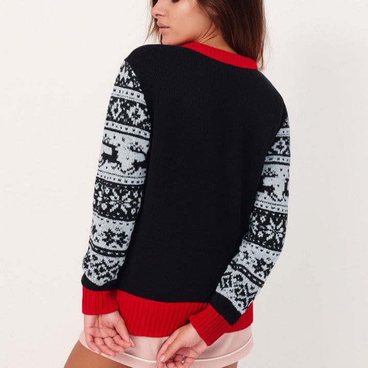 The Cool Reindeer Christmas Ugly Sweater