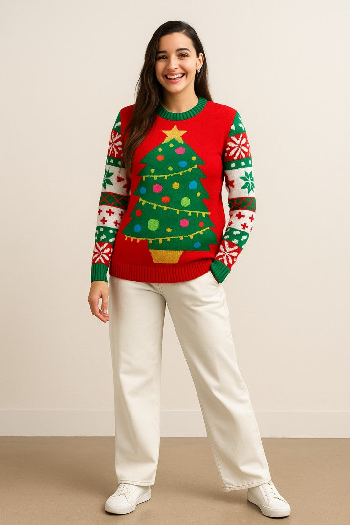 Unisex Christmas Tree Ugly Sweater