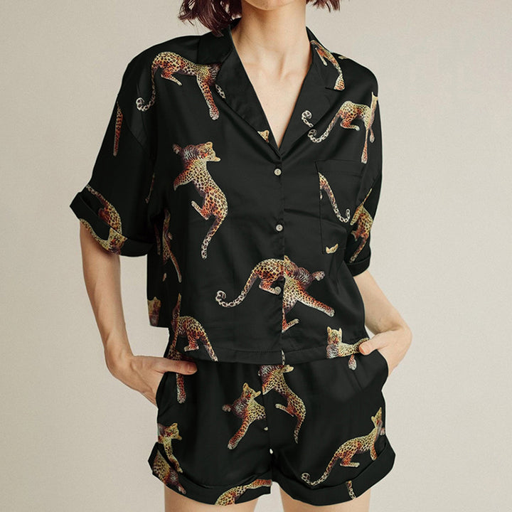 the leopard shorts set