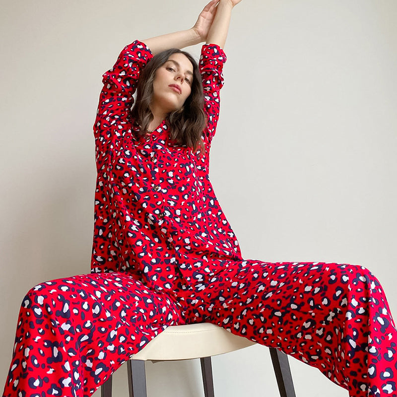 Colorful Cheetah Pajamas