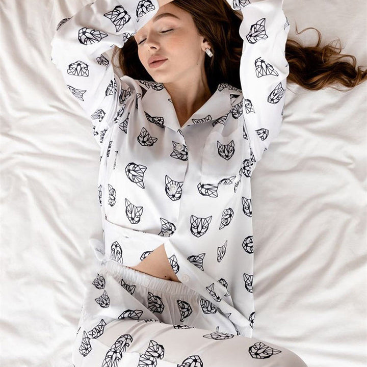 Geometrical Cat Pajamas